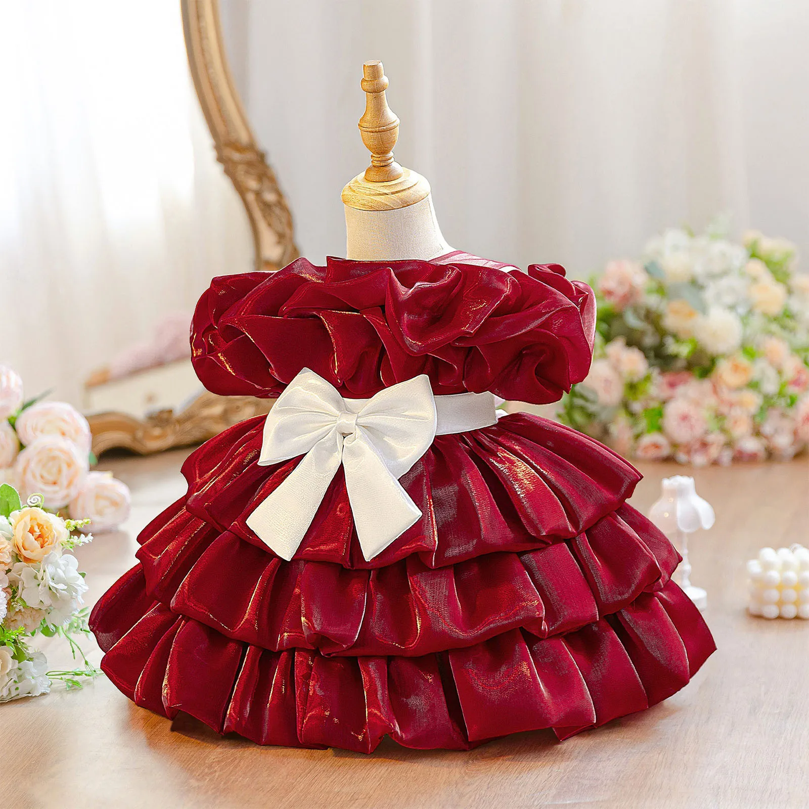 Vestido de princesa TiaoBug visto desde atrás