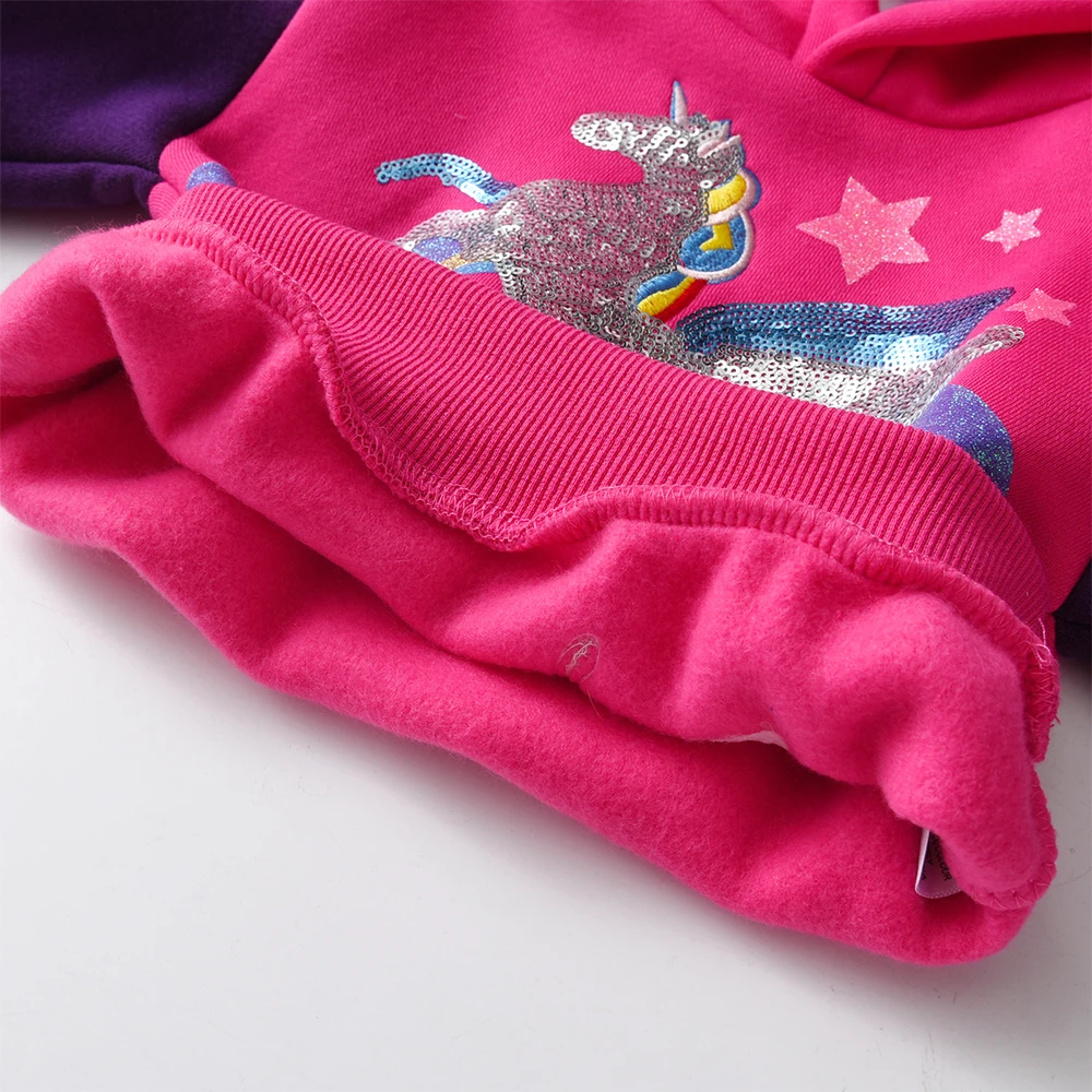 DXTON Sudadera con capucha para niños – Lentejuelas infantiles