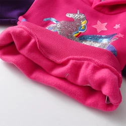 DXTON Sudadera con capucha para niños – Lentejuelas infantiles
