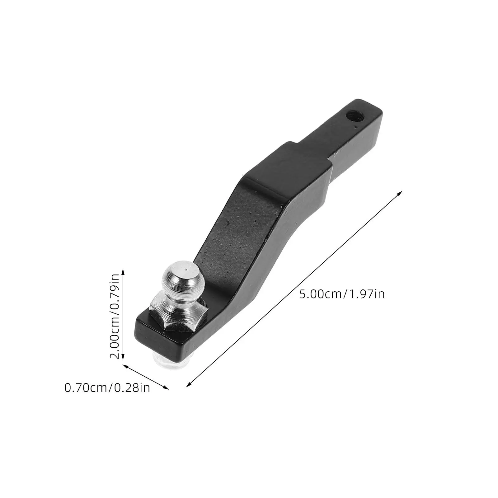 Parachoques trasero metálico para camión RC, enganche de aluminio - imagen 2
