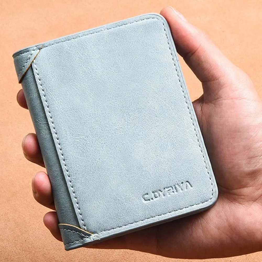 Cartera plegable de PU con tarjetero y monedero para viaje - imagen 2