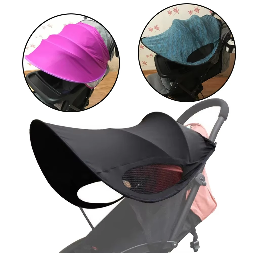 Sombrilla universal para cochecito de bebé con protección solar - imagen 4