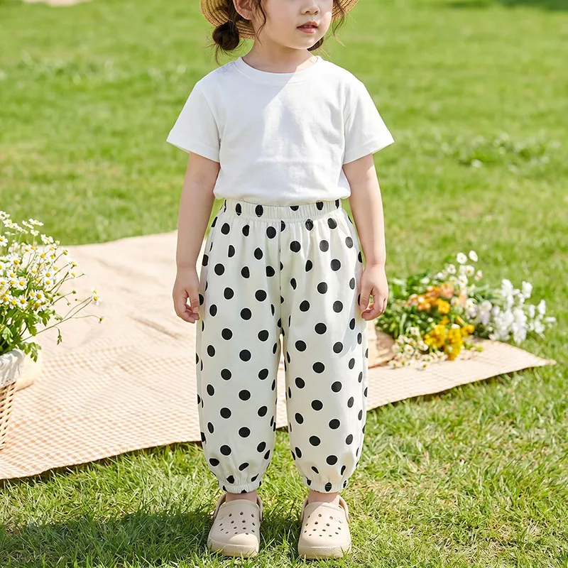 Pantalones de verano harén finos con estampado leopardo