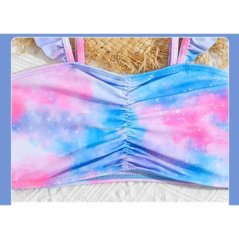 Conjunto infantil de baño con acabado veraniego