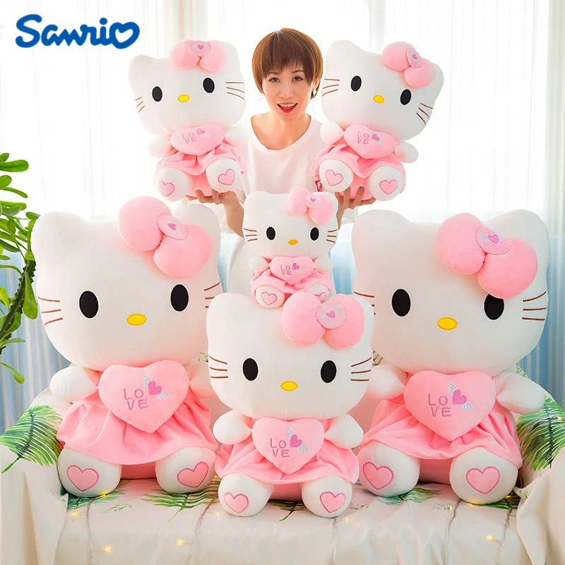 Peluche cojín de Hello Kitty de Sanrio, tacto suave - imagen 4