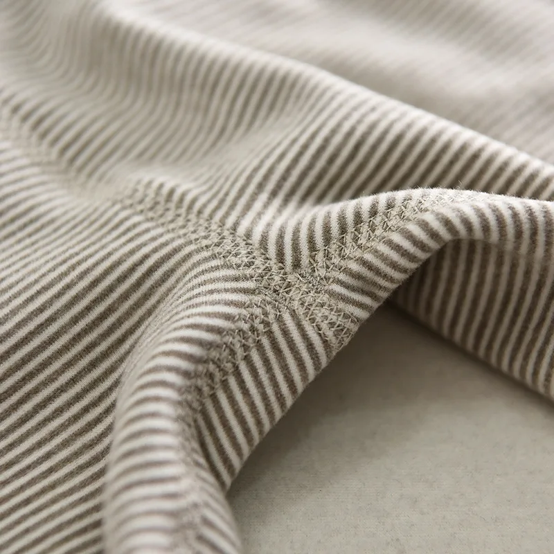 Pantalones largos cálidos a rayas para niños – Doble capa invierno - imagen 3