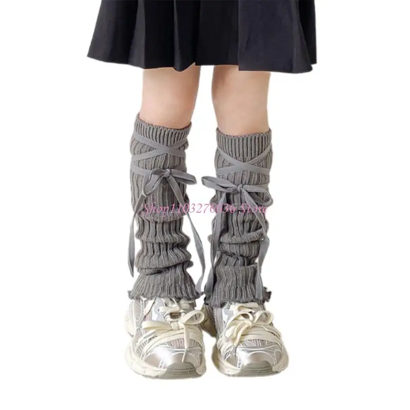 Calcetines con lazo para niñas – calentadores suaves y transpirables - imagen 5