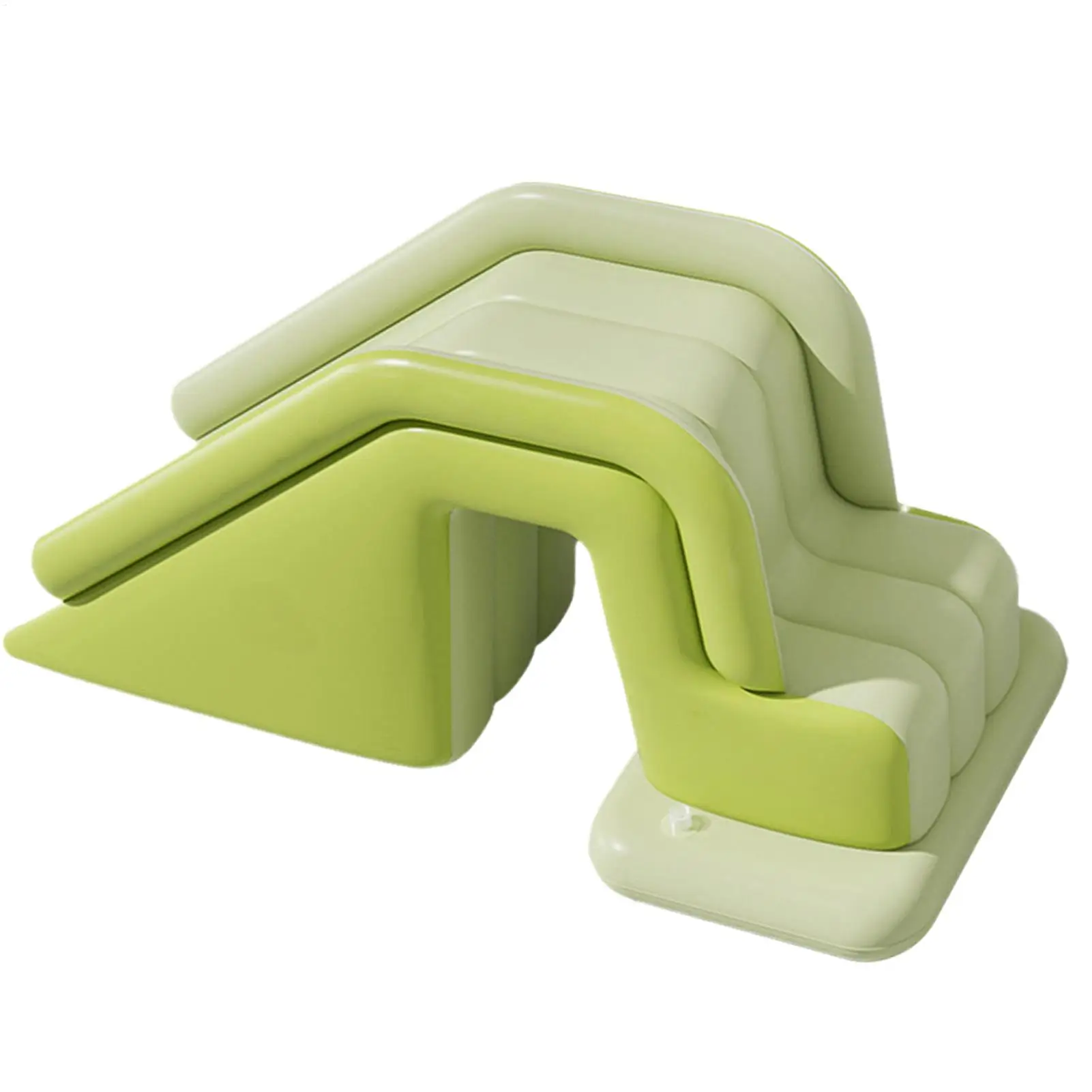 Tobogán inflable plegable para piscina con rampa antideslizante