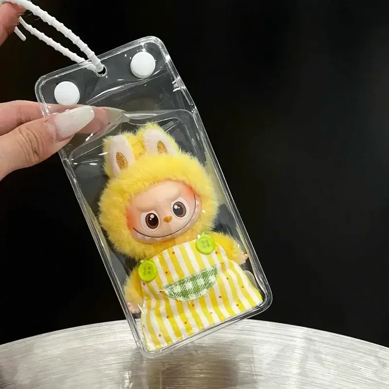 Funda protectora para Labubu con cuerda de silicona - imagen 2