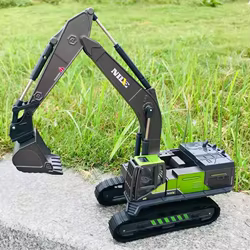 Excavadora juguete de ingeniería en aleación fundida para niños
