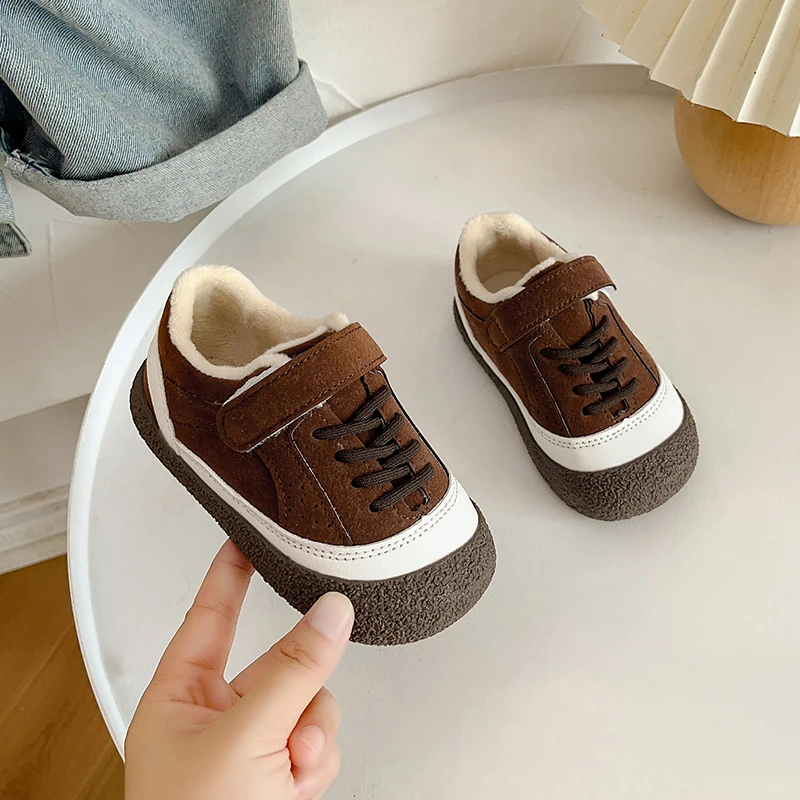 Zapatillas de invierno para niño – Suela antideslizante y flexible