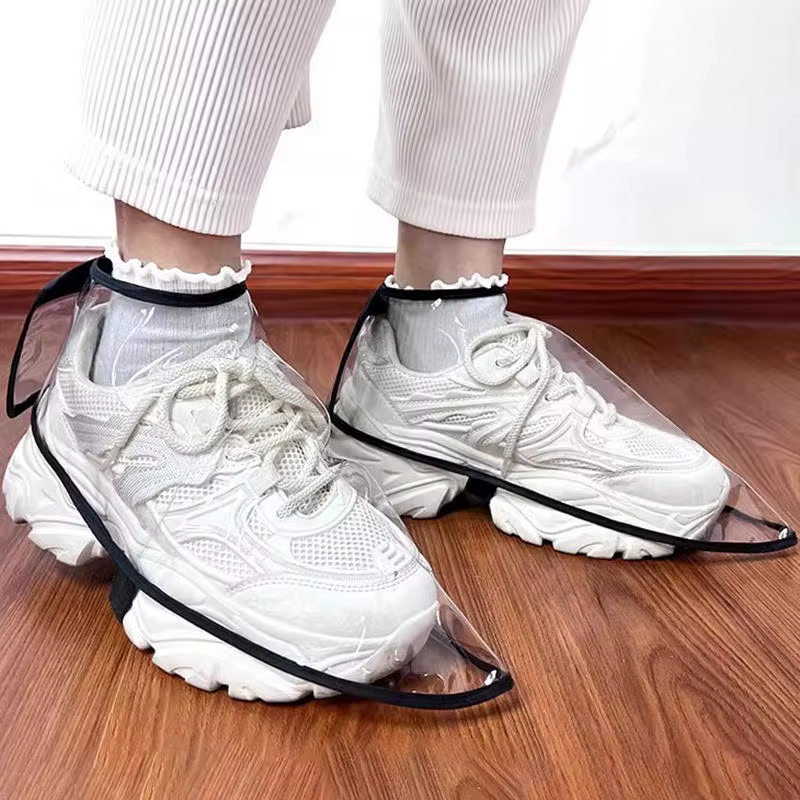 Cubrezapatos de peluquería transparentes antideslizantes - imagen 5