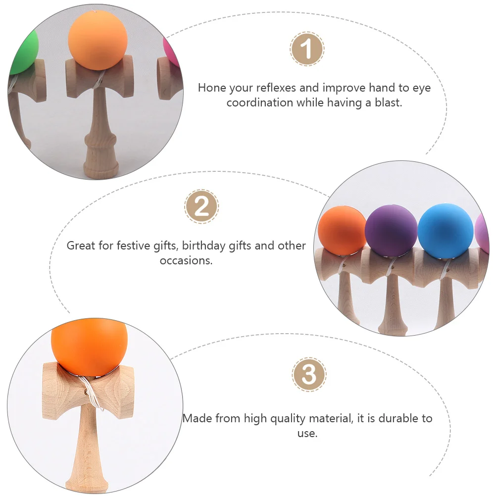 Detalle del diseño del kendama