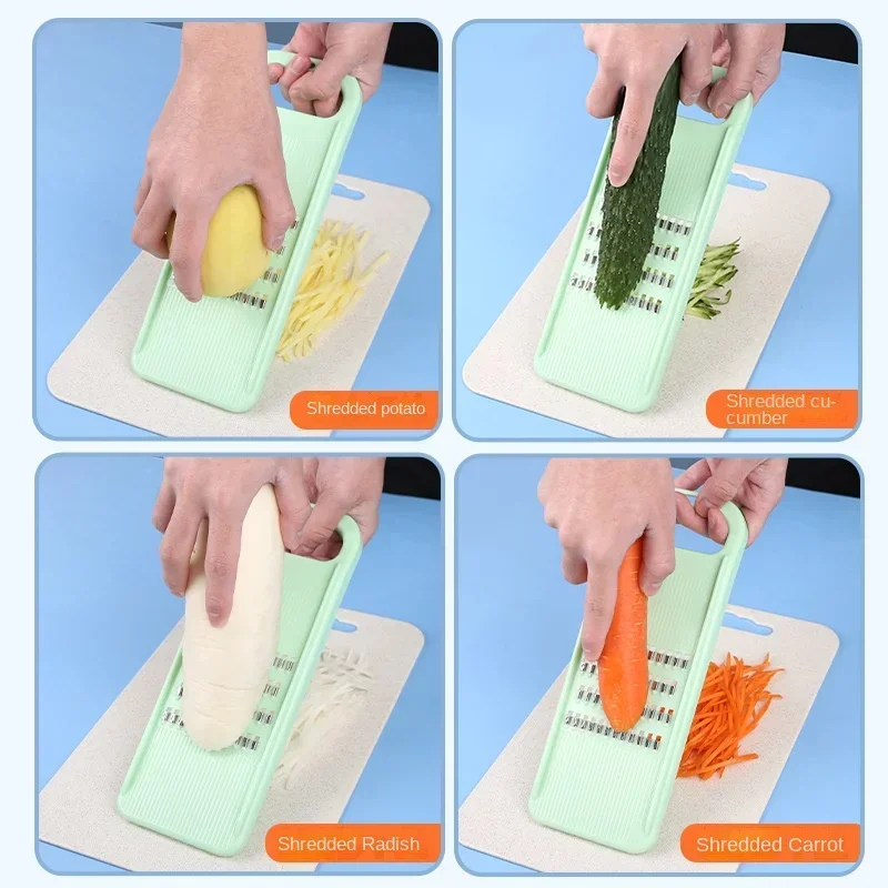 Rebanador manual de verduras acero inoxidable - Portátil - imagen 3