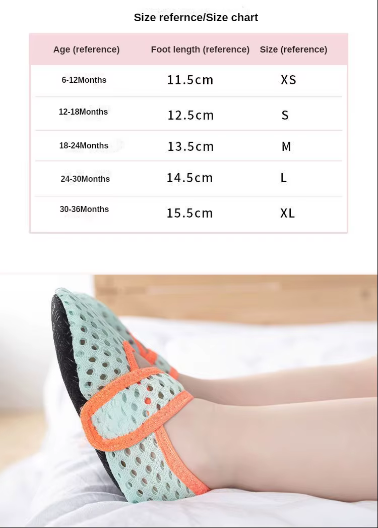 Tabla tallas zapatillas niños