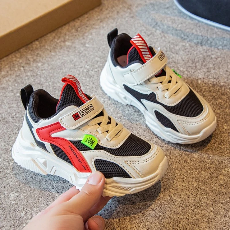 Zapatillas deportivas infantiles versátiles de suela blanda - imagen 4