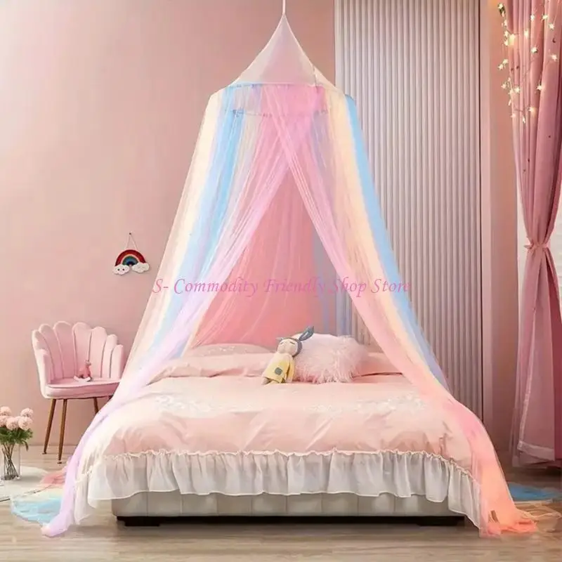 Rainbow Bed Cuna portátil con mosquitera tipo cúpula para niños - imagen 4