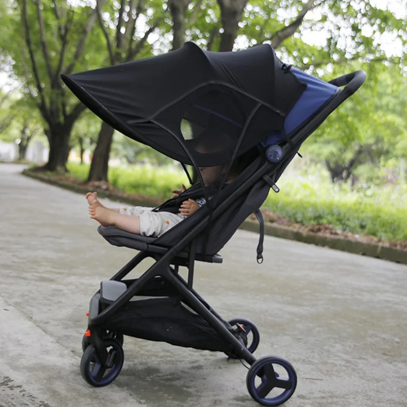 Parasol impermeable extensible para cochecito - imagen 3