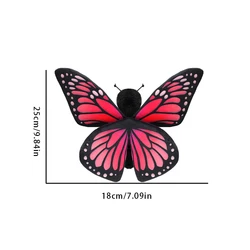 Peluche de insectos realista surtido: mariposa, hormiga y abeja
