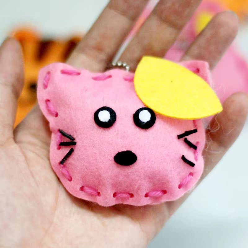 Kits de manualidades con animales de tela para niños – Regalos creativos - imagen 2