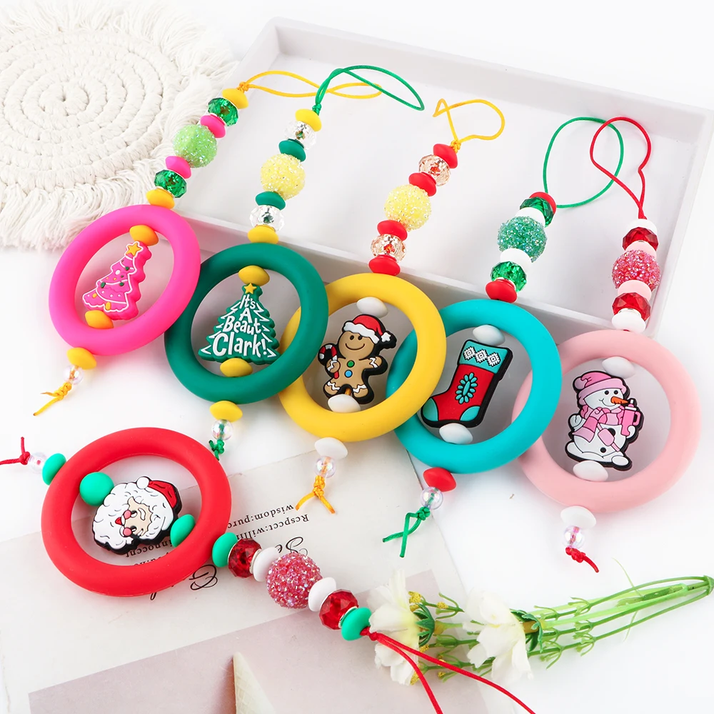 Kovict colgante de anillo en silicona impresa para joyería infantil - imagen 5