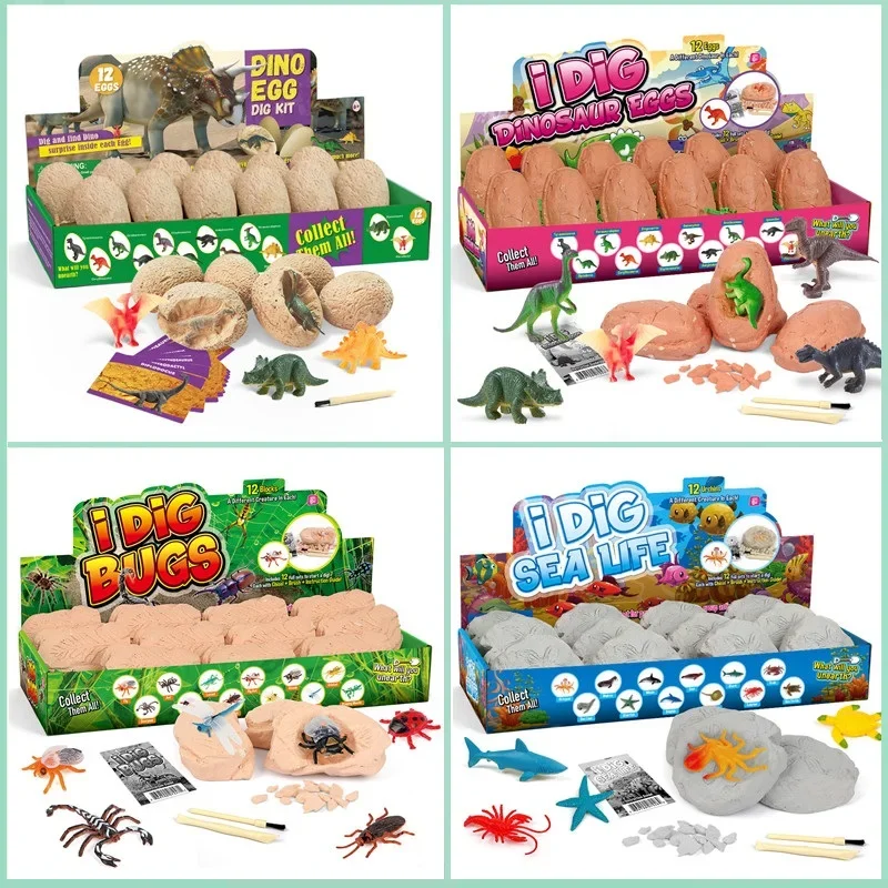Kit de excavación fósiles dinosaurio arqueológico - imagen 3