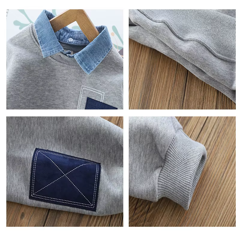 Sudadera de niño Baby Collision con cuello vuelto casual - imagen 4