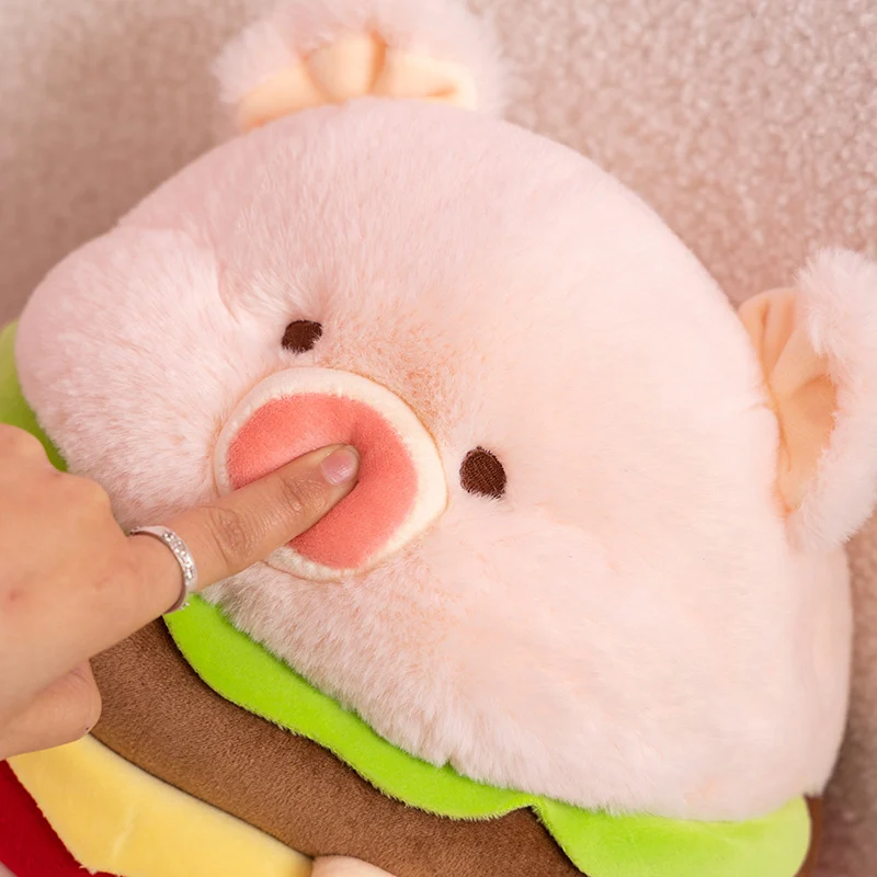 Peluche cerdo kawaii en tamaño grande