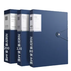 Bolsa de archivo A4 transparente e impermeable para documentos