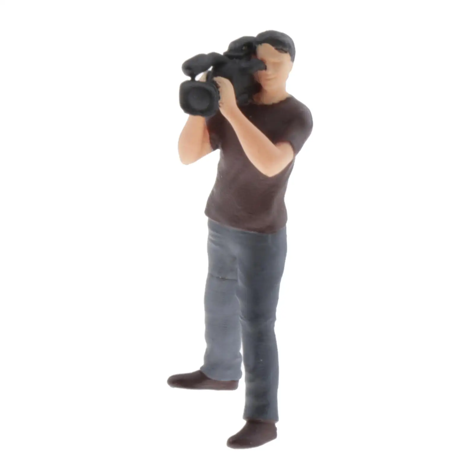 Figuras de fotógrafo 1:87 para escenas en miniatura
