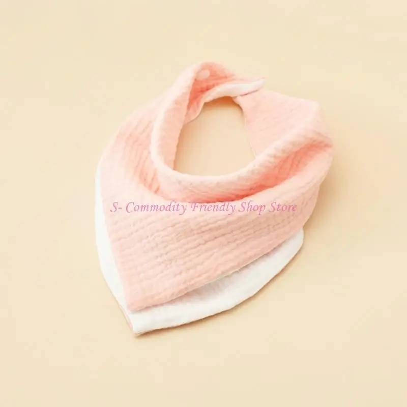 Baberos bandana de algodón para bebé: dentición absorbente - imagen 4
