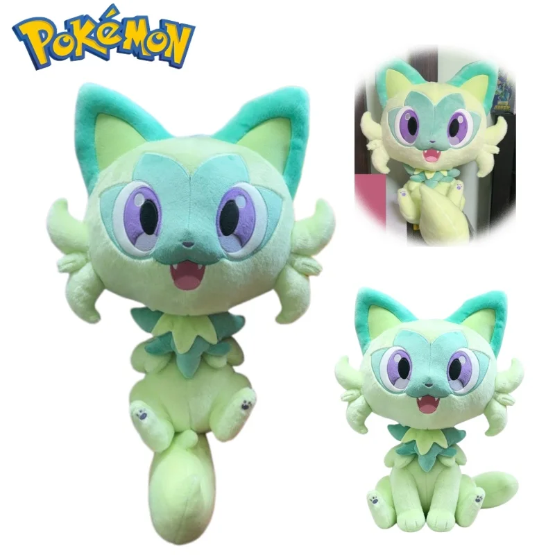 Peluche Sprigatito Pokémon suave, almohada coleccionable de regalo - imagen 5