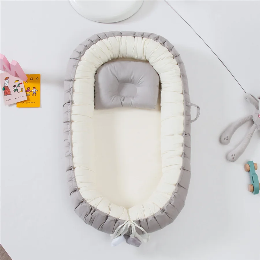 Nido de bebé para dormir con funda algodón transpirable - imagen 2