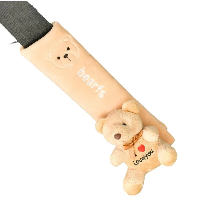 Protector de arnés para silla de coche de bebé - diseño animal suave - imagen 2