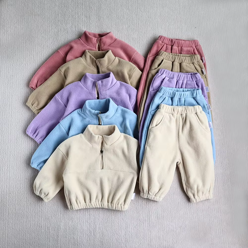 MILANCEL Sudadera con capucha de lana para bebé y niño – Otoño
