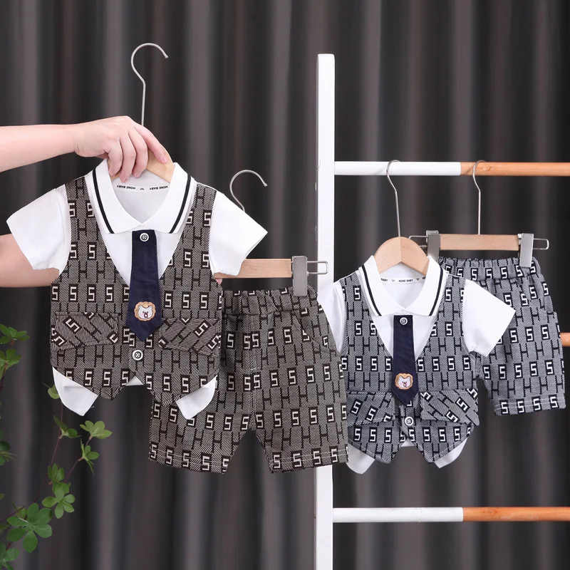 Conjunto bebé verano algodón con camiseta y short cómodo - imagen 5