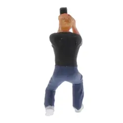 Figuras de fotógrafos pintadas para decoración de escritorio