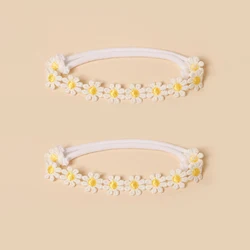 Diadema margarita para bebé – Suave accesorio de nailon