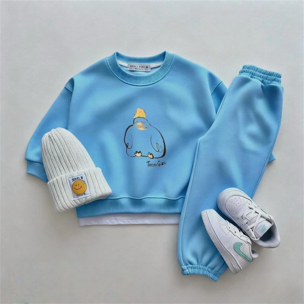 Disfraz de dibujos animados para niños y niñas con sudadera