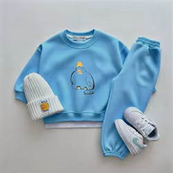 Disfraz de dibujos animados para niños y niñas con sudadera