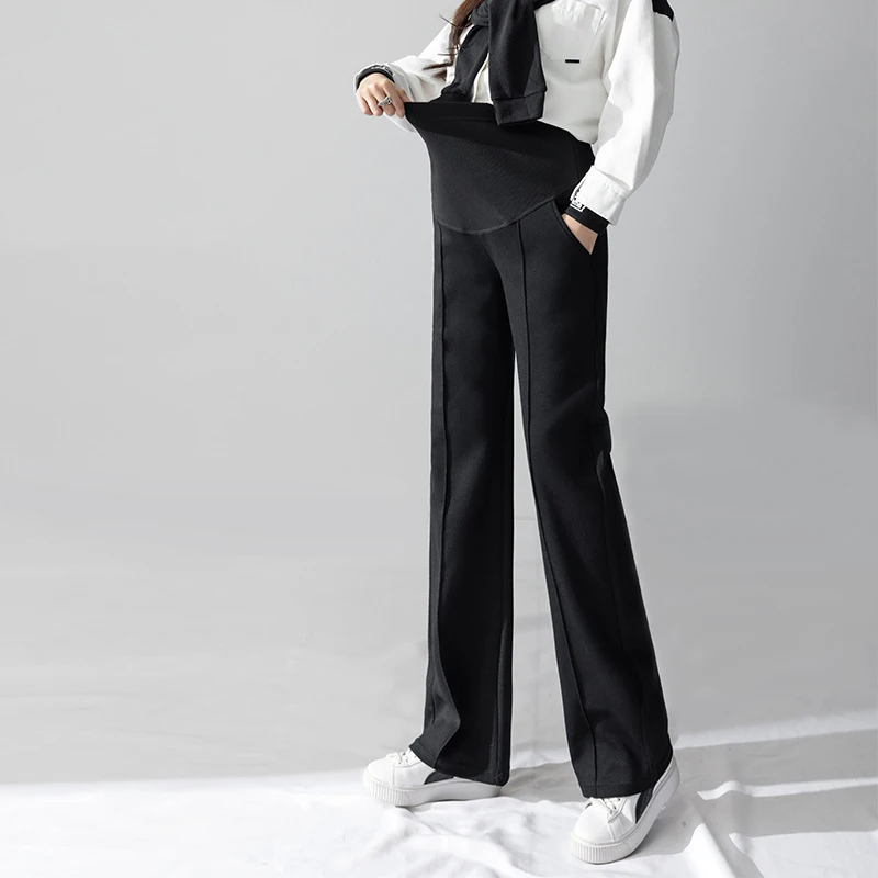 Pantalones de maternidad rectos para primavera y otoño – oficina - imagen 5