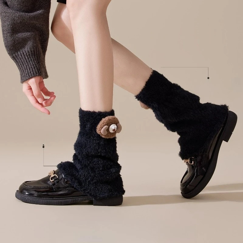 Calcetines antideslizantes de forro polar cálidos para invierno - imagen 5