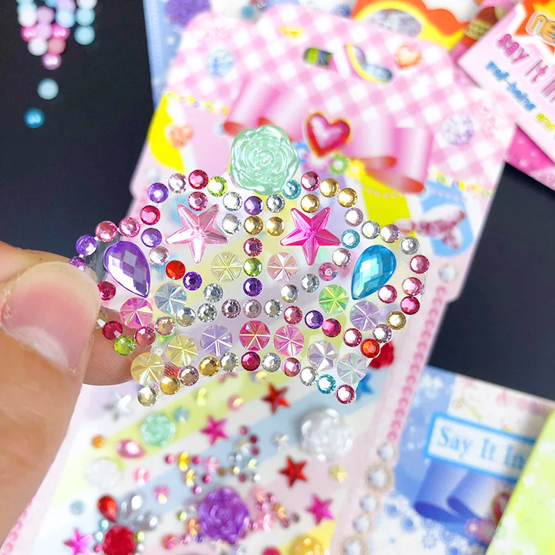 Pegatinas de gemas 3D acrílico para álbum infantil – Decoración DIY - imagen 3
