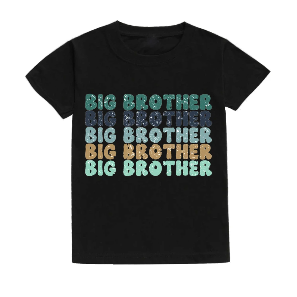 Camiseta de manga corta infantil en tono neutro