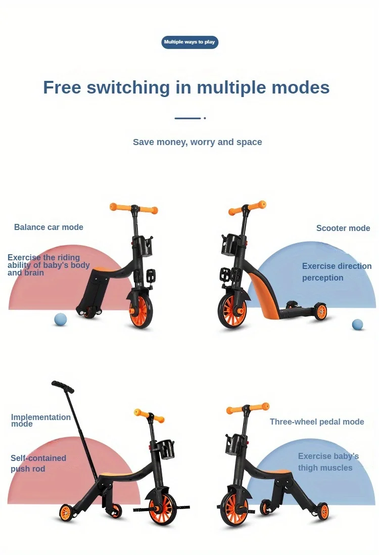 Configuración scooter de altura ajustable
