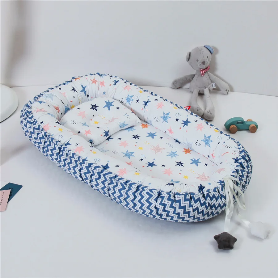 Cuna de viaje portátil con cambiador y almohada integrada - imagen 4
