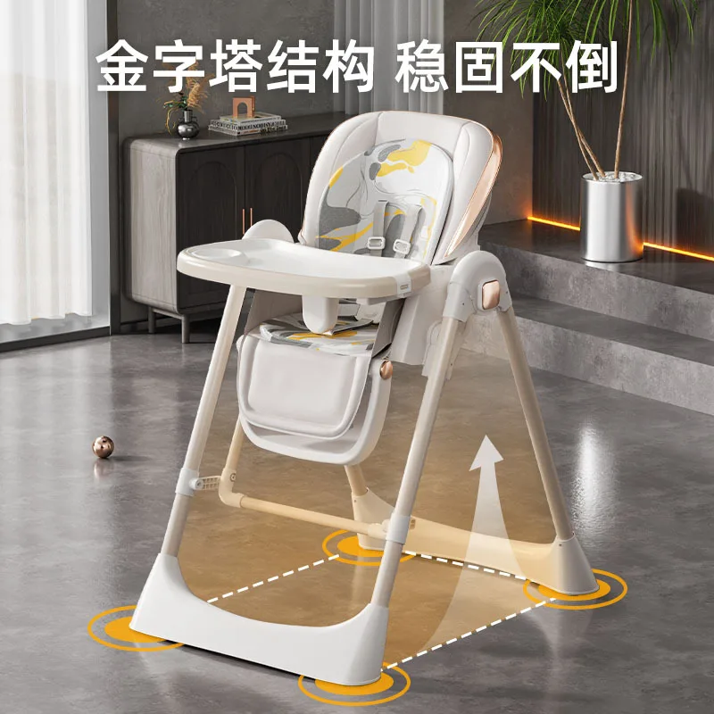 Trona evolutiva para bebé – Silla de comer ajustable y plegable - imagen 2