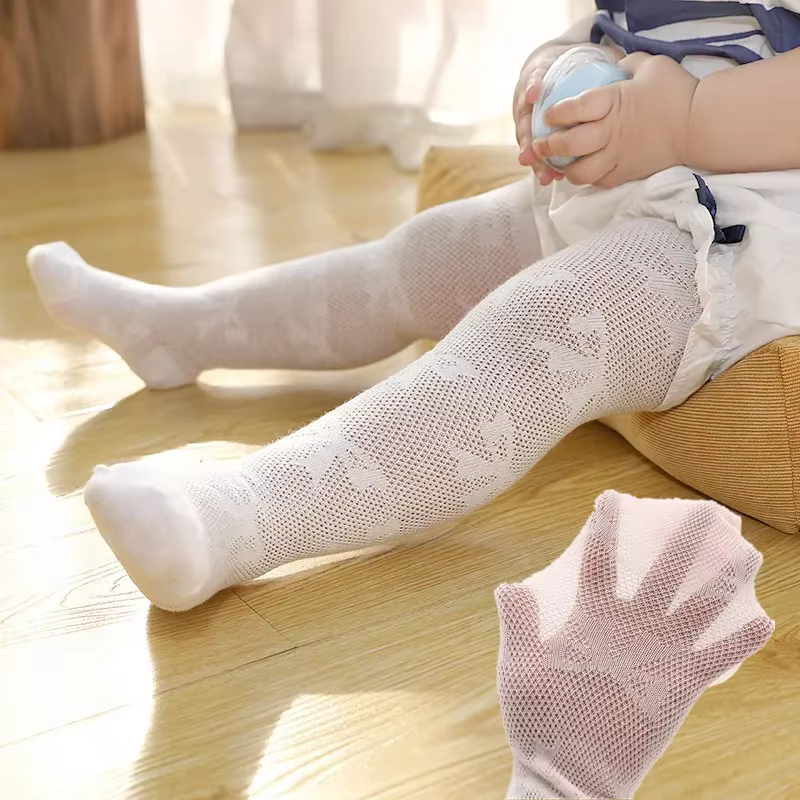 Pantimedias de algodón para bebé y niña - transpirables 0-8 años - imagen 5