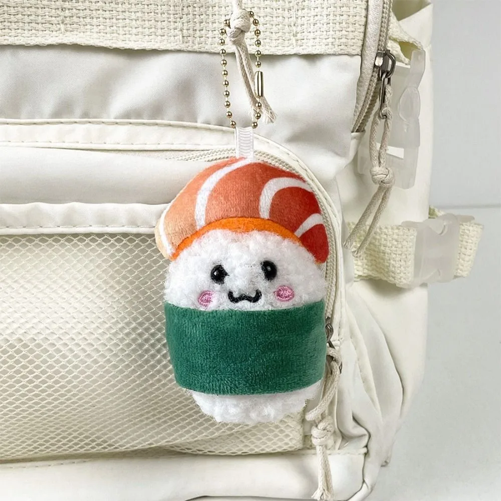 Llavero de peluche sushi kawaii estilo japonés suave, unisex - imagen 4