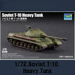 Tanque de juguete TRUMPETER T-10 soviético para armar